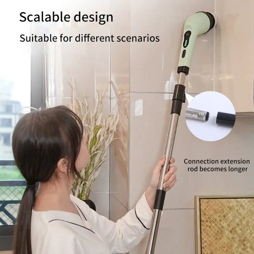 wireless electric cleaning brush multifunctional bathroom window wireless electric cleaning brush multifunctional bathroom window