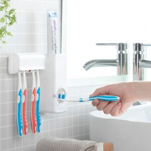 toothpaste dispenser and holder diseeth innovagoods