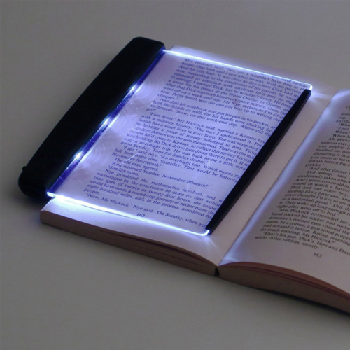 portable led tablet book light reading night light