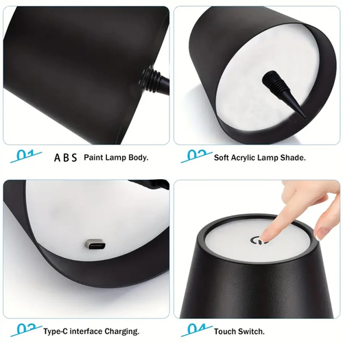 wireless bottle lamp 3 color touch control with stepless dimming, wireless bottle lamp 3 color touch control with stepless dimming,